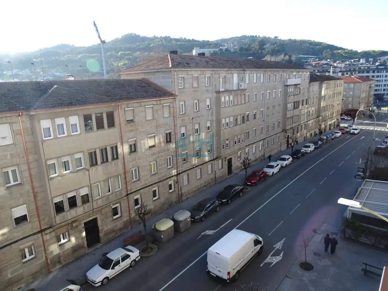 Vista exterior de Apartament en venda en Ourense Capital  amb Calefacció, Parquet i Moblat