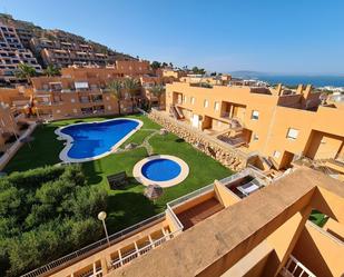 Vista exterior de Àtic en venda en Mojácar amb Aire condicionat, Terrassa i Piscina