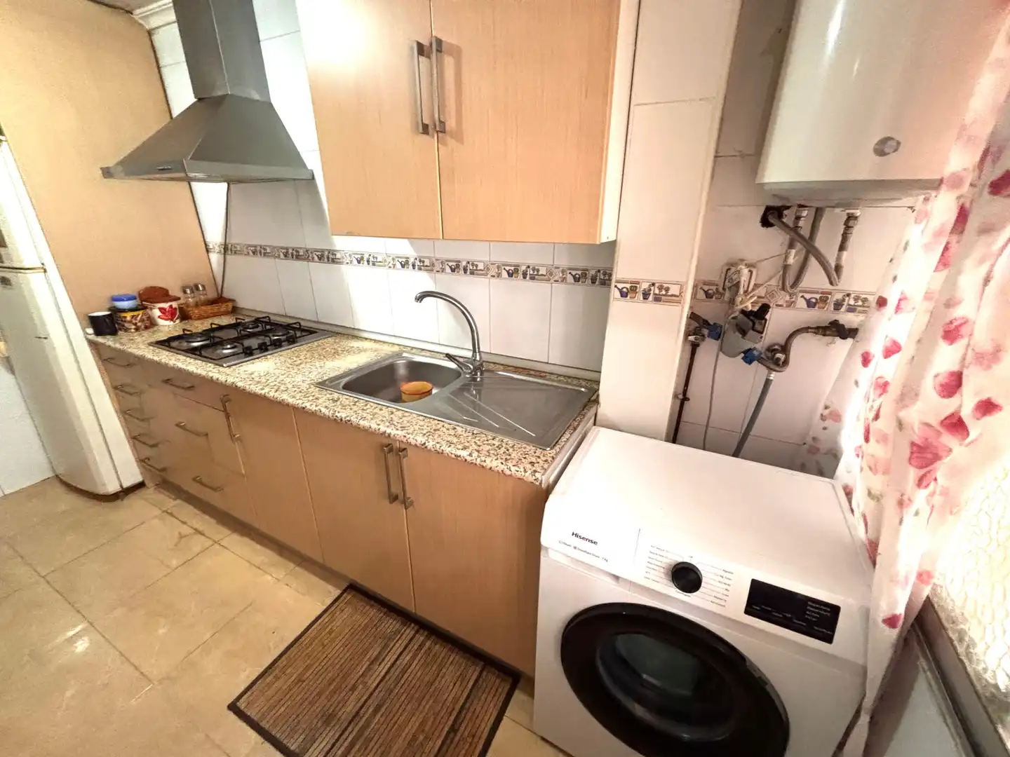Cocina de Piso en venta en Alicante / Alacant con Aire acondicionado, Amueblado y Lavadora