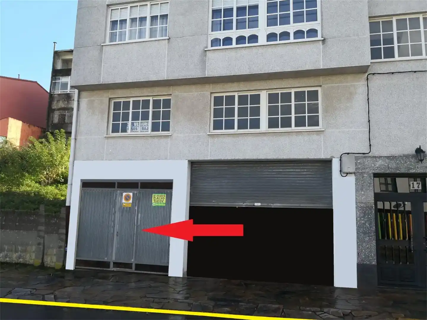 Außenansicht von Garage zur Miete in Neda