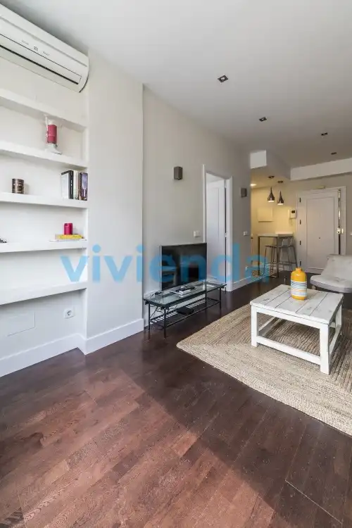 Wohnzimmer von Wohnung zur Miete in Madrid mit Klimaanlage und Heizung