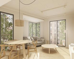 Sala d'estar de Apartament en venda en  Barcelona Capital amb Aire condicionat, Terrassa i Balcó