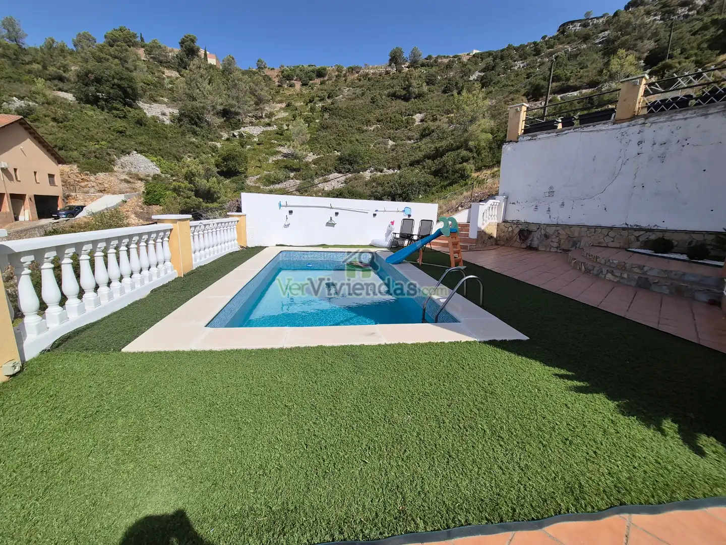 Piscina de Casa o chalet en venta en Olesa de Bonesvalls con Aire acondicionado, Calefacción y Jardín privado