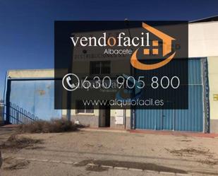 Vista exterior de Nau industrial en venda en  Albacete Capital