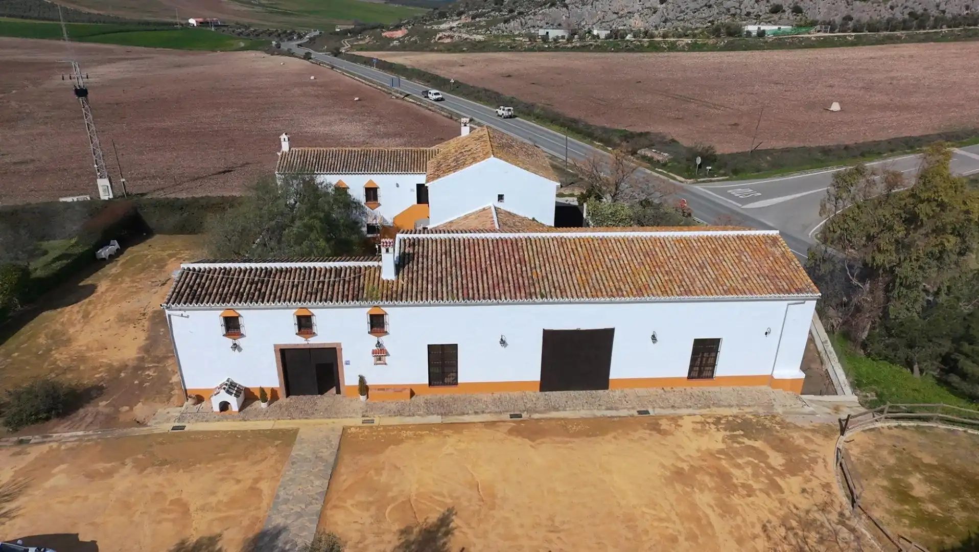 Vista exterior de Finca rústica en venta en Teba con Aire acondicionado, Jardín privado y Piscina