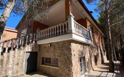 Vista exterior de Casa o xalet en venda en Pioz amb Calefacció, Jardí privat i Terrassa