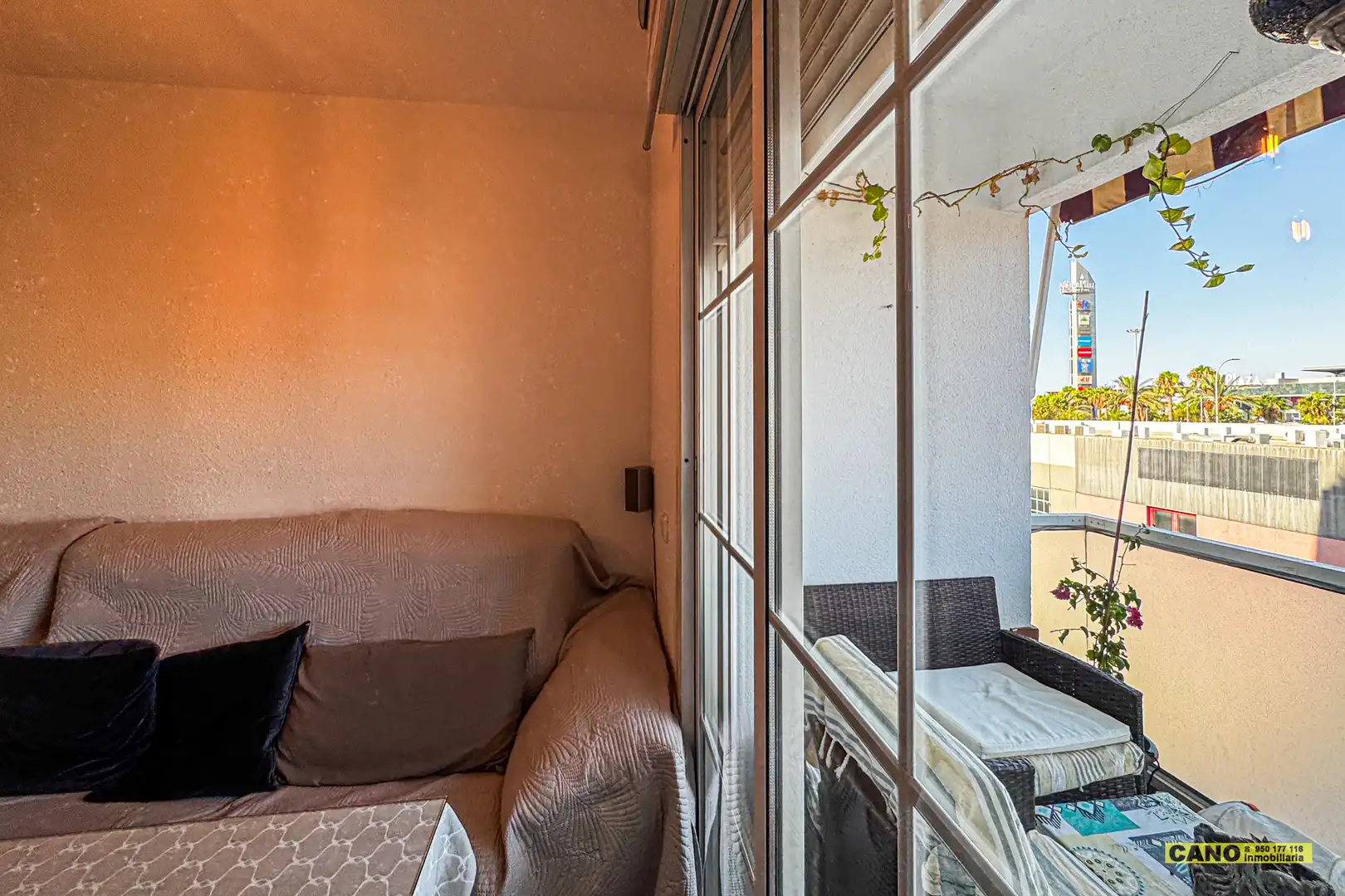 Balcony of Flat for sale in Roquetas de Mar  with Air Conditioner, Heating and Terrace