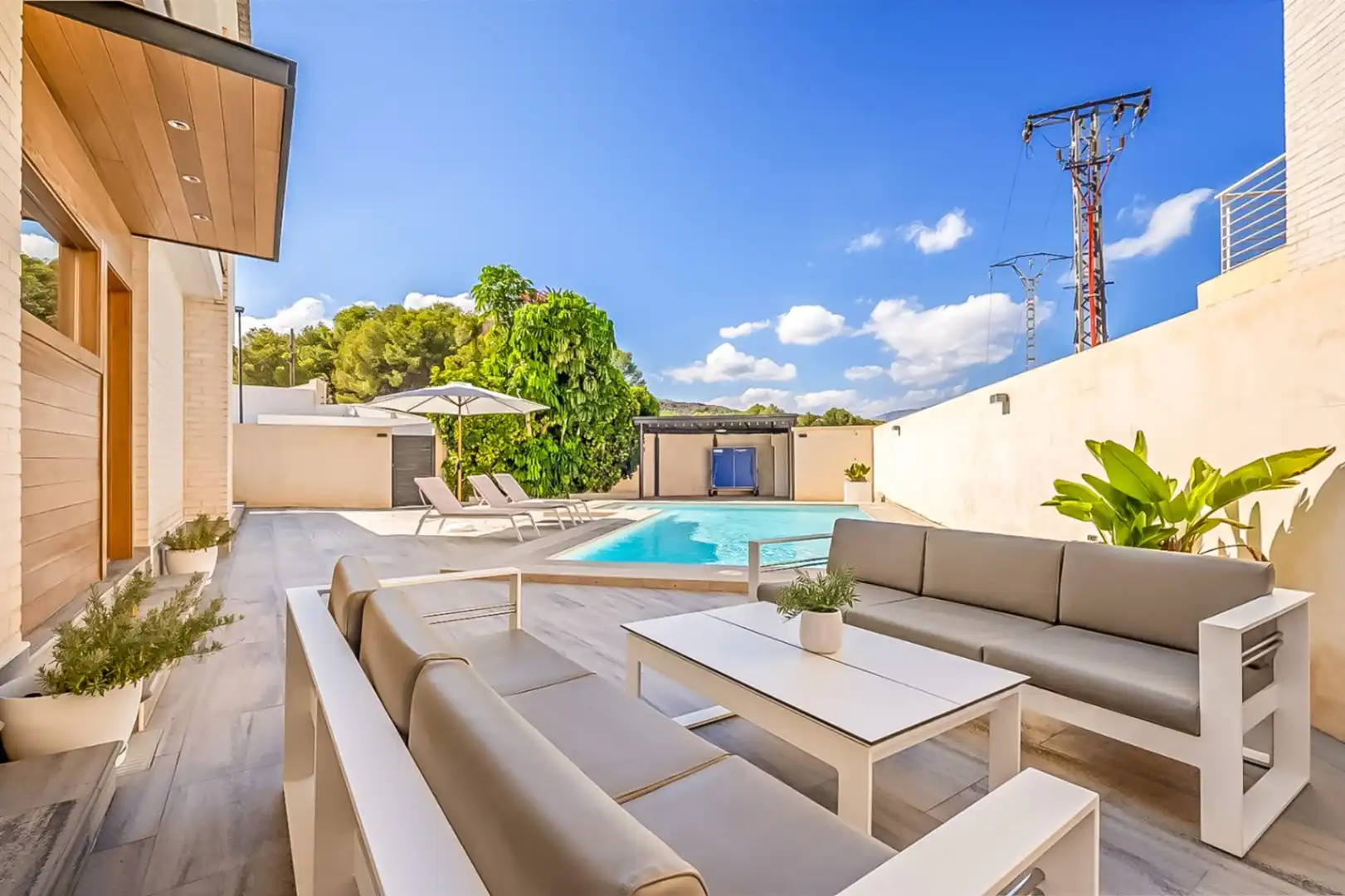 Terraza de Casa o chalet en venta en L'Alfàs del Pi con Aire acondicionado, Calefacción y Piscina