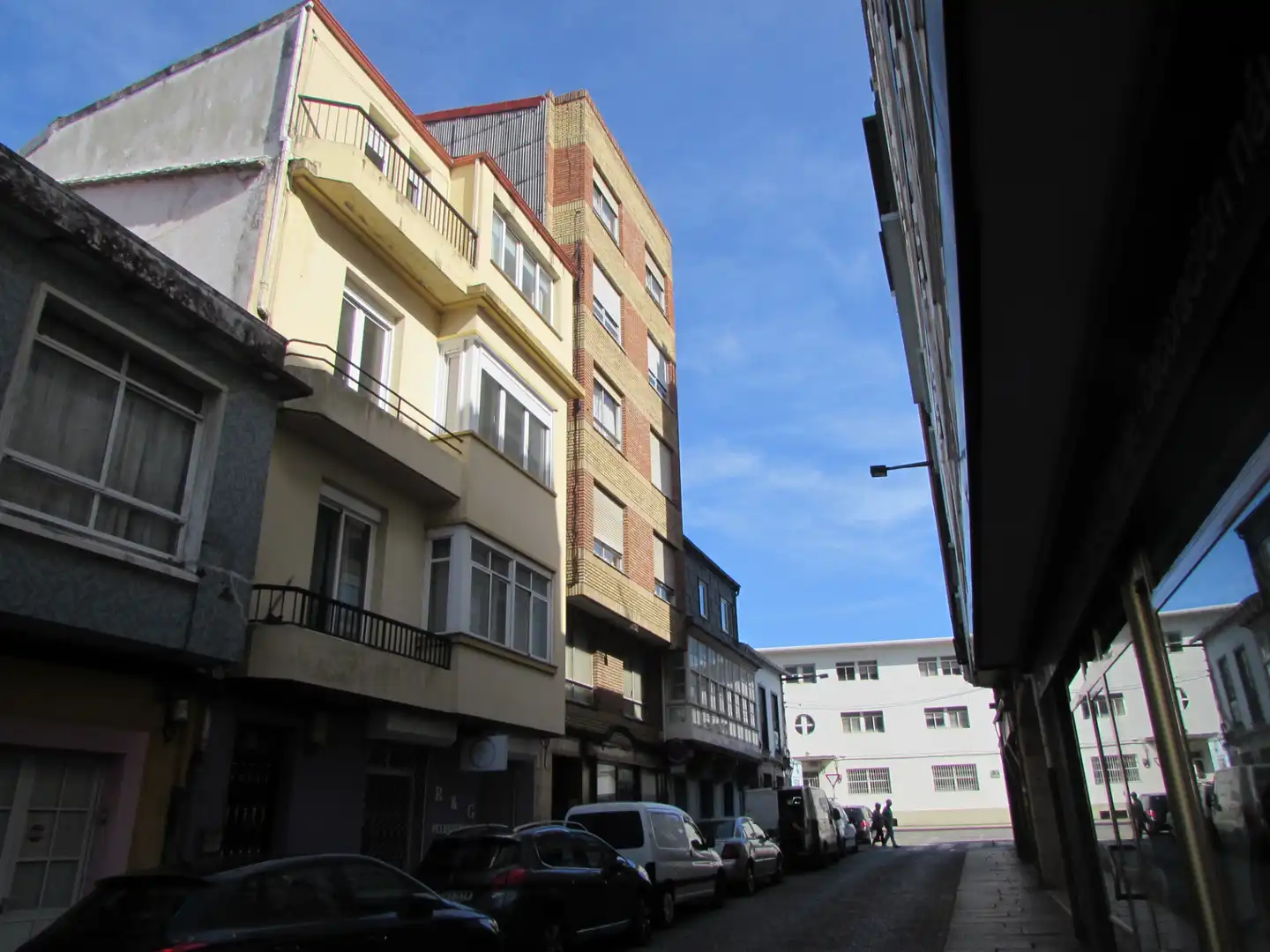 Vista exterior de Pis en venda en Ferrol amb Calefacció, Traster i Moblat