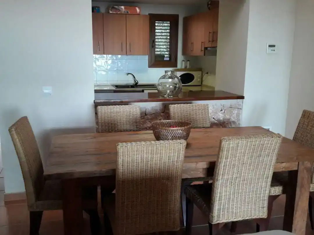 Esszimmer von Einfamilien-Reihenhaus zur Miete in Cala Vedella - Cala Tarida  