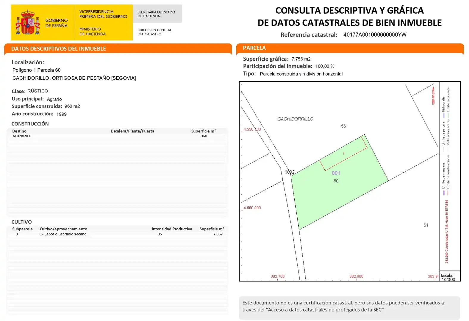 Nau industrial en venda en Ortigosa de Pestaño