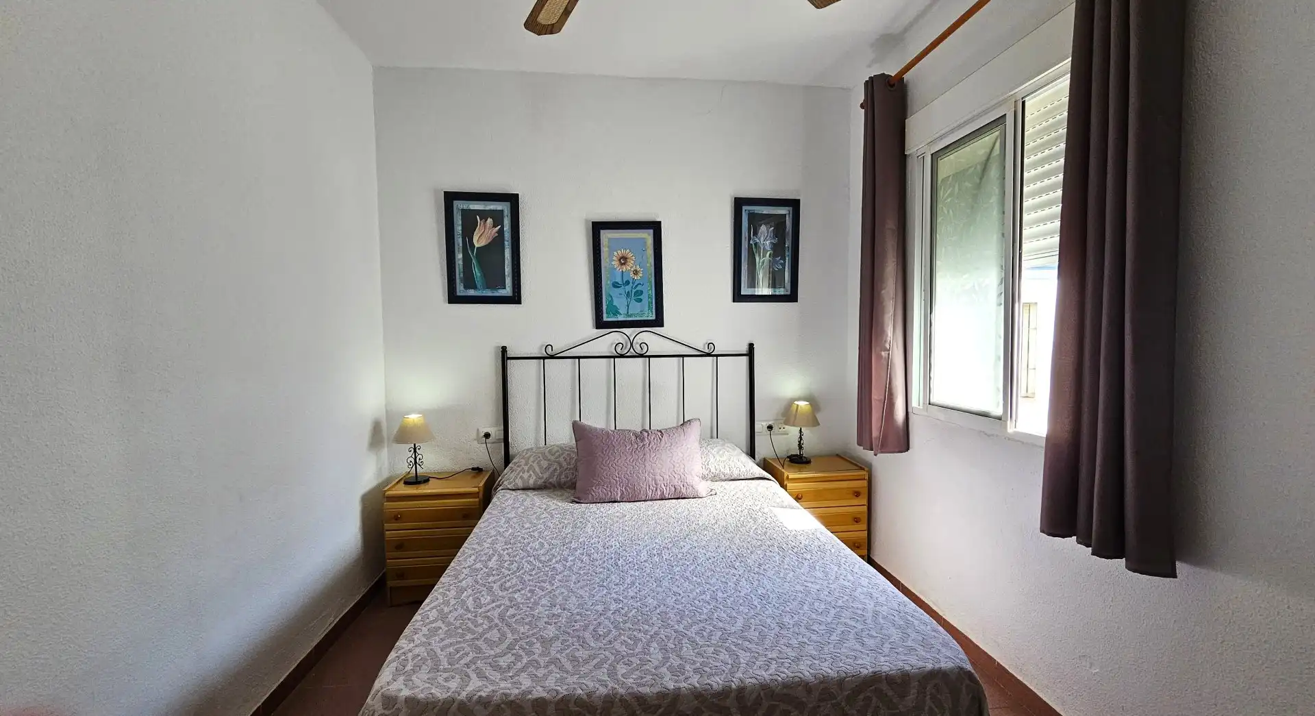 Schlafzimmer von Wohnung zum Verkauf in Chipiona mit Klimaanlage und Möbliert