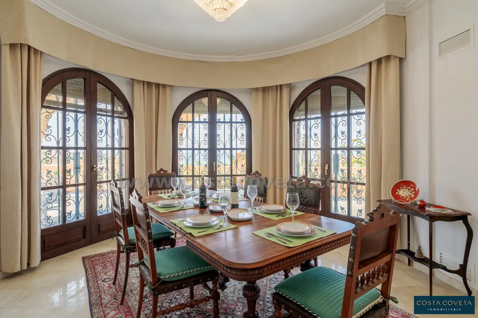 Dining room of Houses for sale in El Campello  with Air Conditioner, Private garden and Terrace