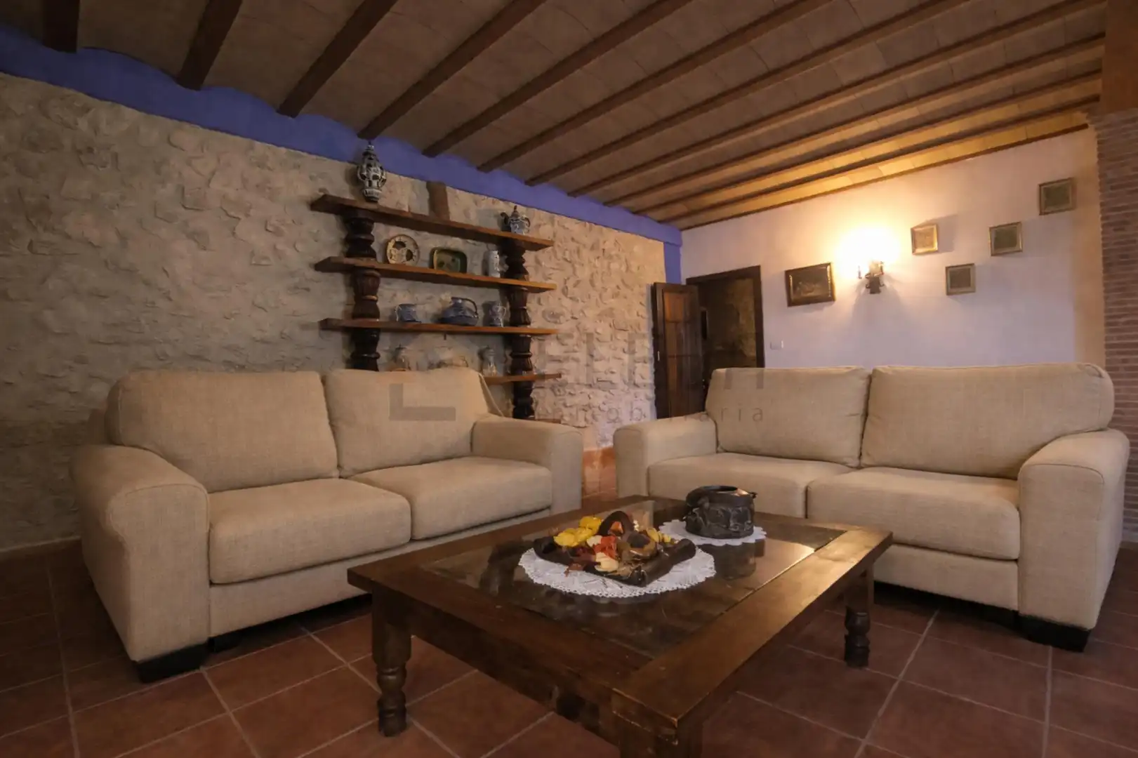 Living room of Flat for sale in Minaya  with Heating, Terrace and Furnished