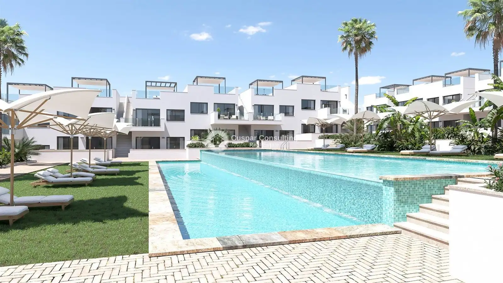 Piscina de Ático en venta en Torrevieja con Aire acondicionado, Calefacción y Terraza