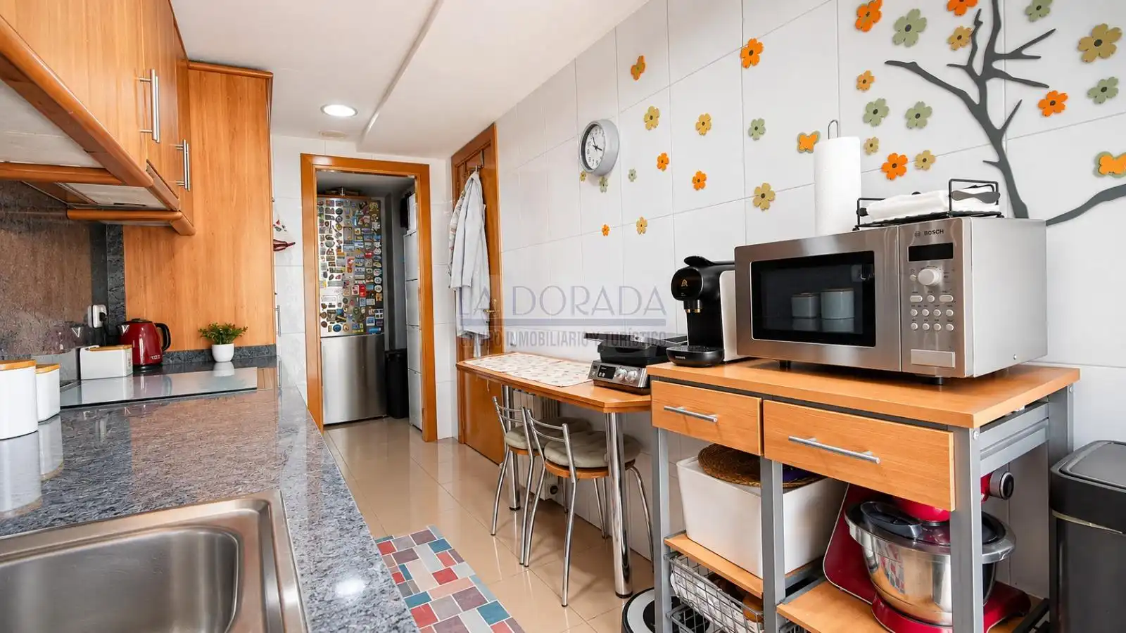 Cuina de Dúplex en venda en Cambrils amb Aire condicionat, Jardí privat i Traster