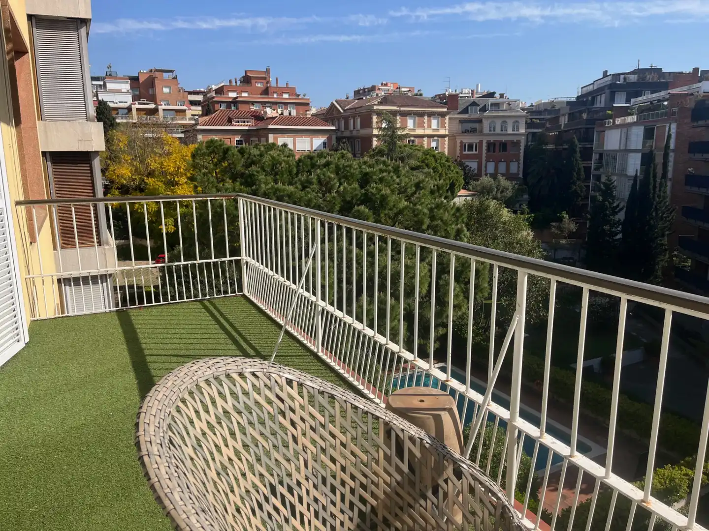 Terrassa de Pis de lloguer en Barcelona amb Aire condicionat, Calefacció i Parquet