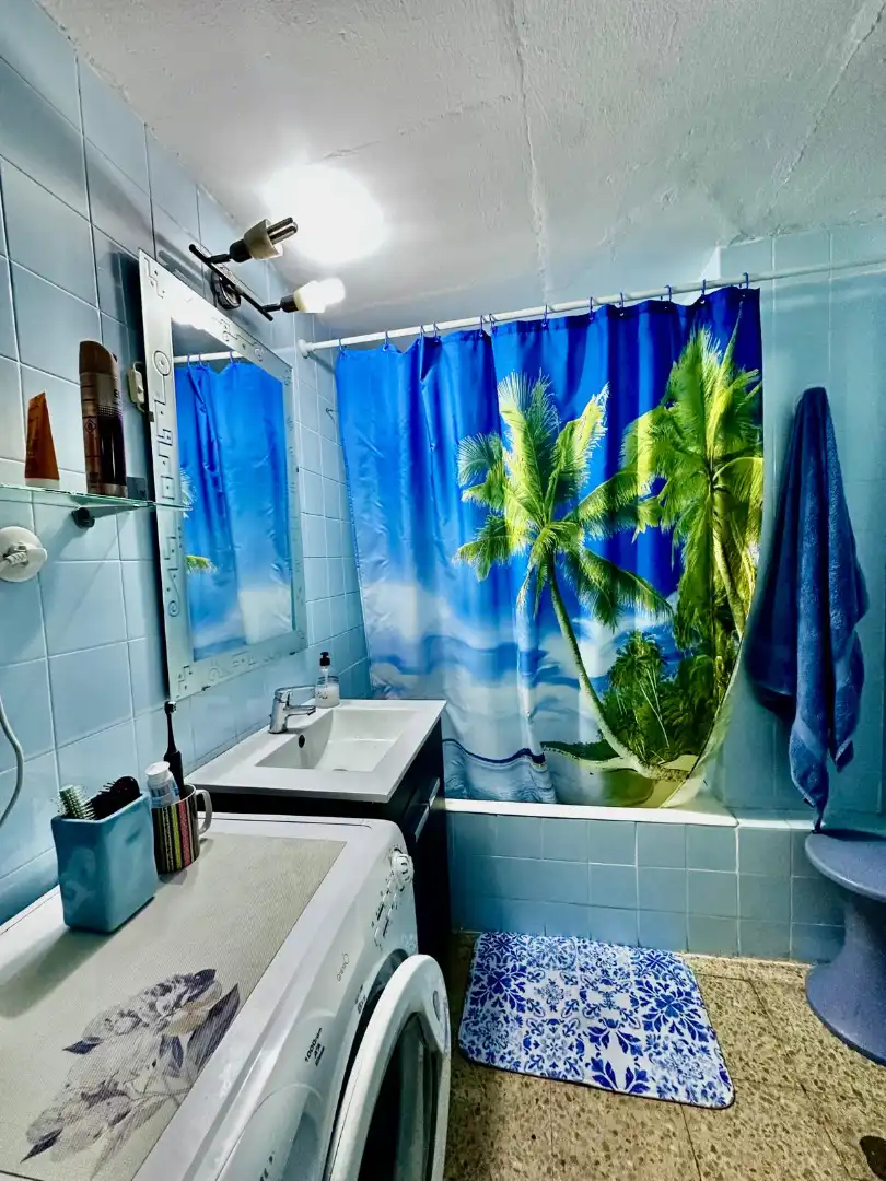 Bathroom of Flat for rent in Torremolinos  with Furnished, Washing machine and Microwave