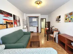 Sala de estar de Estudio de alquiler en Chamberí