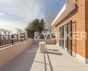 Terrace of Attic for sale in  Madrid Capital  with Air Conditioner, Heating and Private garden