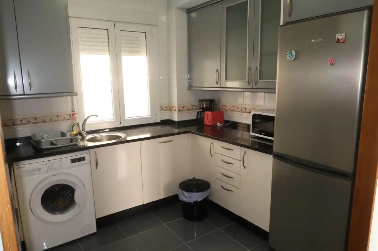 Kitchen of Flat for rent in A Coruña Capital   with Parquet flooring and Furnished