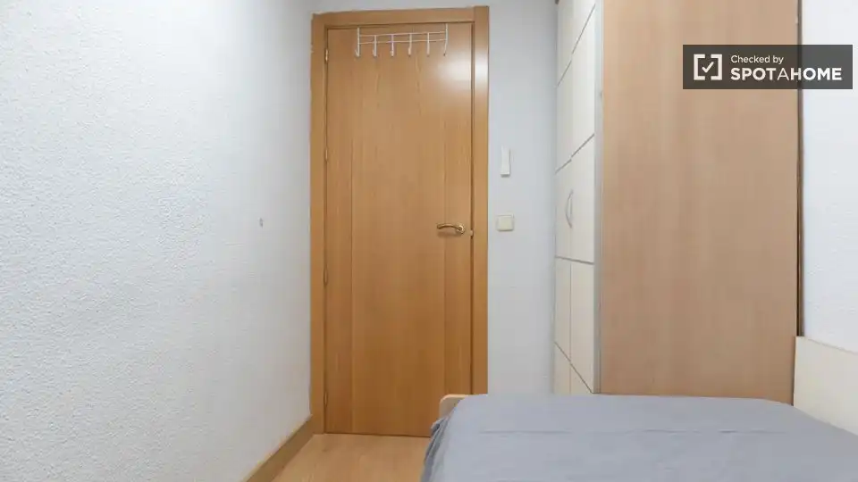 Dormitori de Pis per a compartir en Madrid amb Aire condicionat, Calefacció i Terrassa