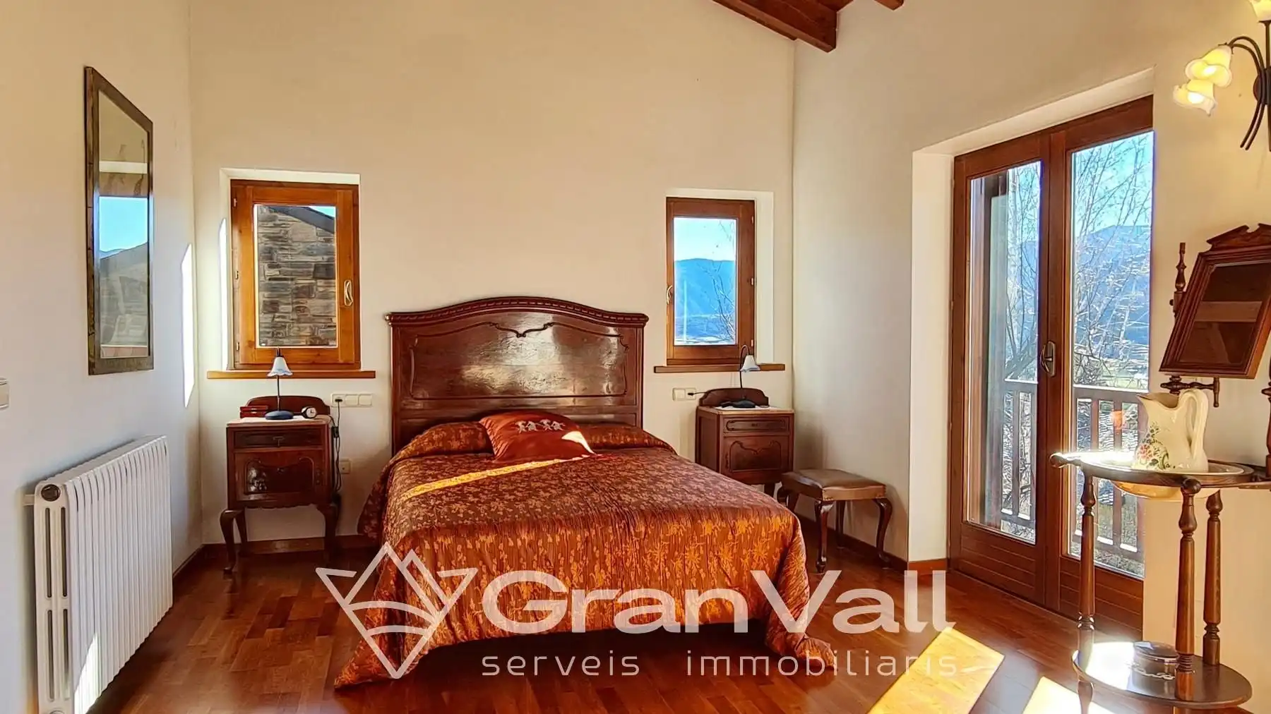Sala de estar de Casa o chalet en venta en Prullans con Calefacción, Jardín privado y Parquet