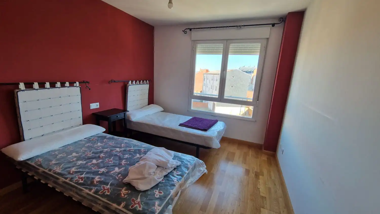 Schlafzimmer von Wohnung zum Verkauf in León Capital  mit Heizung, Parkett und Terrasse