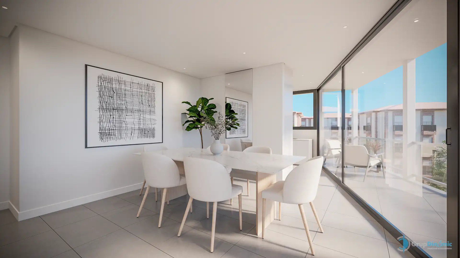 Neubau-Wohnung mit Terrasse zum Verkauf in Carrer de la Font 42I, imagen 4