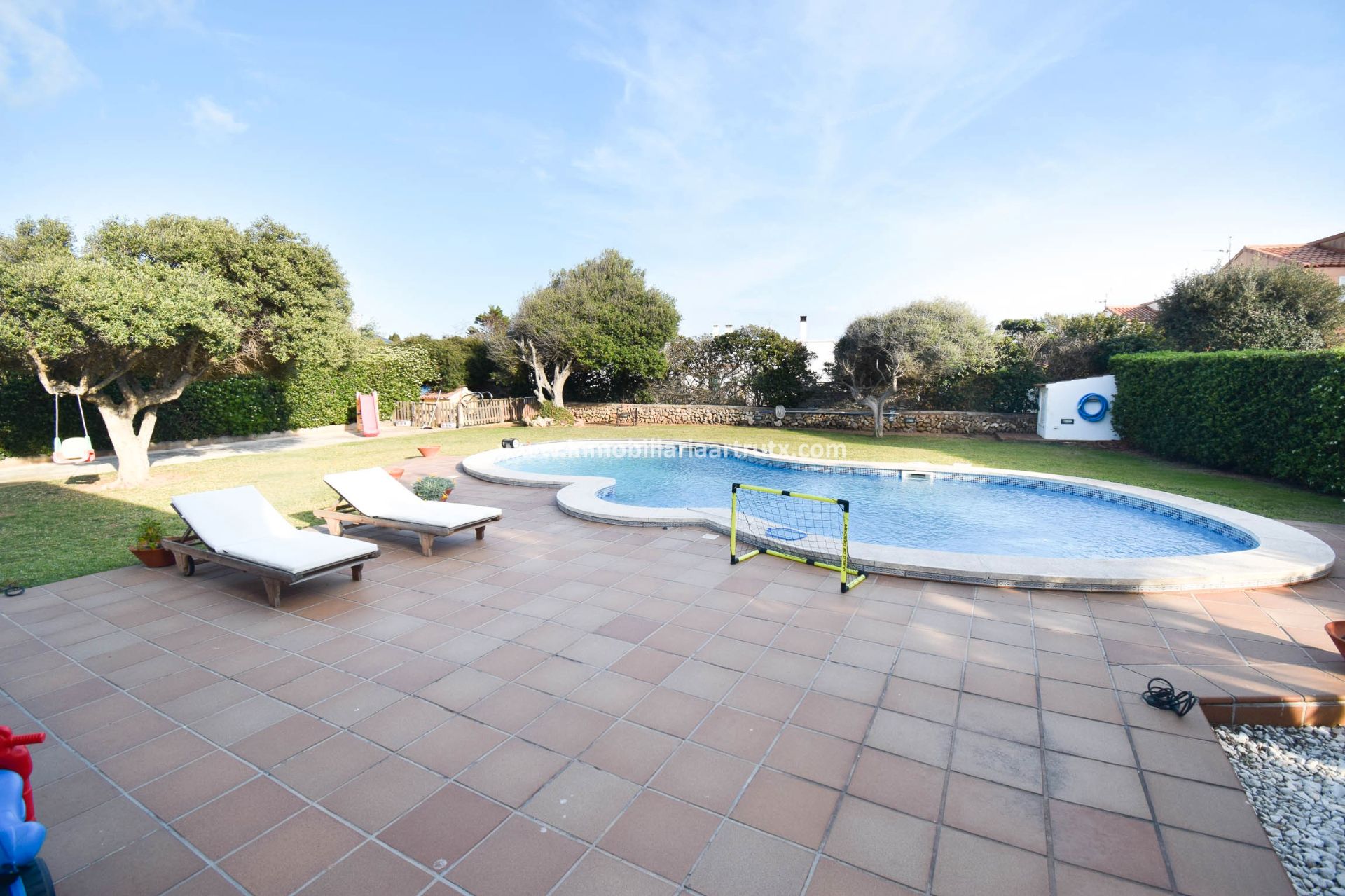 Swimming pool of House or chalet for sale in Ciutadella de Menorca  with Air Conditioner, Private garden and Terrace