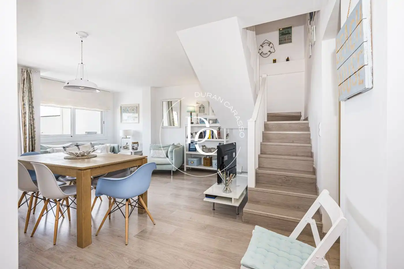 Esszimmer von Maisonette zum Verkauf in Sitges mit Klimaanlage, Heizung und Privatgarten