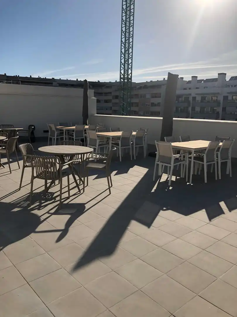 Terrace of Flat for rent in Mijas  with Air Conditioner, Heating and Private garden