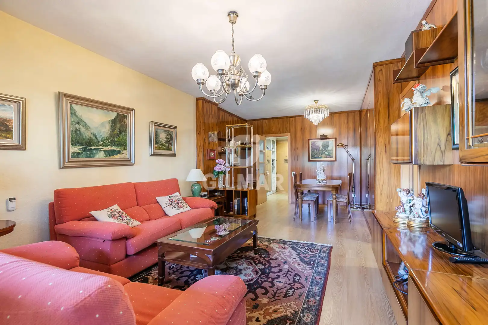 Sala de estar de Piso en venta en Madrid con Calefacción, Jardín privado y Piscina
