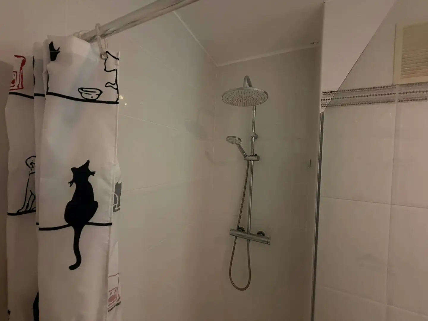 Bathroom of Flat for rent in Valencia  with Air Conditioner, Furnished and Washing machine