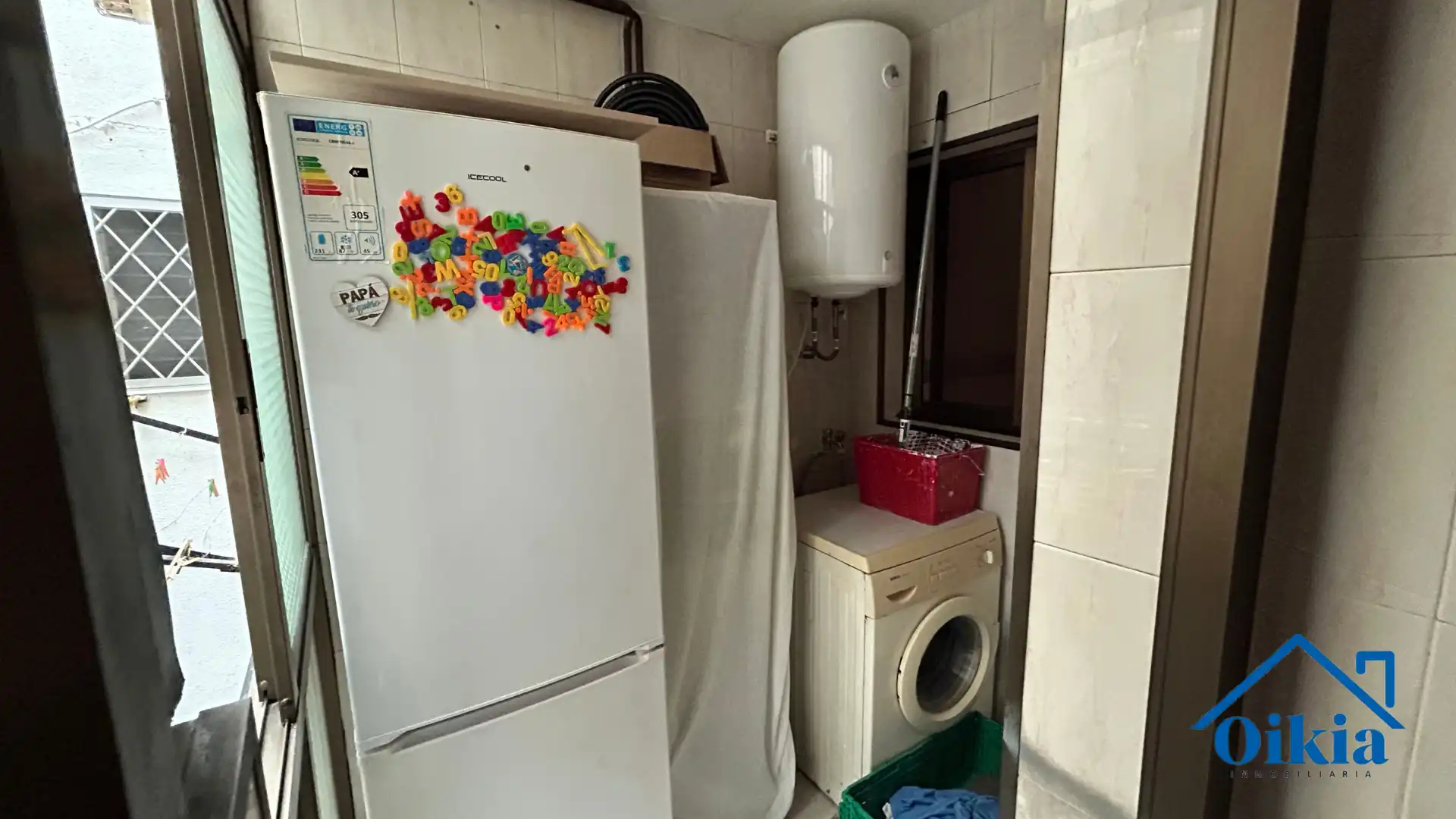 Cocina de Piso en venta en Sant Feliu de Llobregat con Aire acondicionado, Parquet y Amueblado