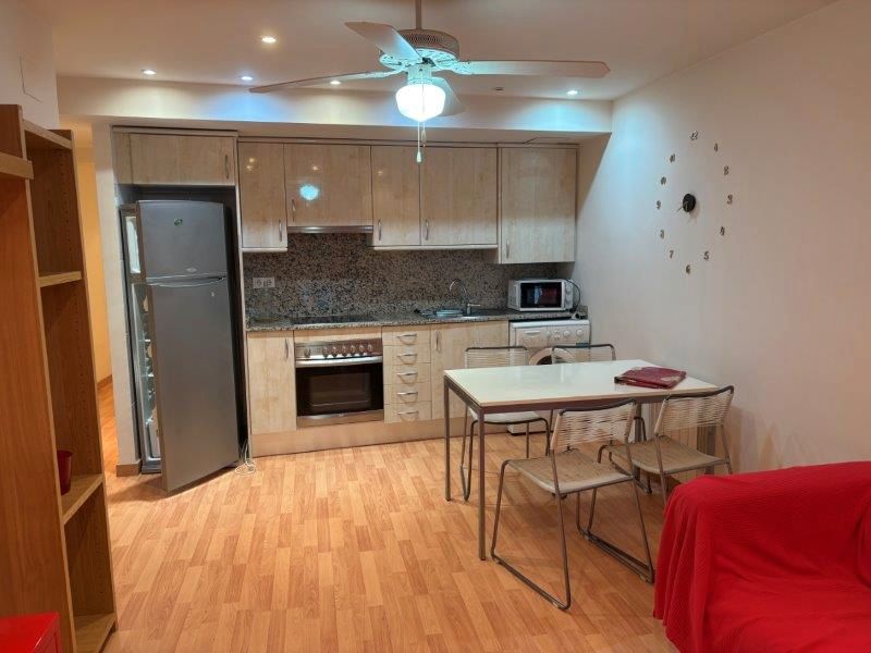 Kitchen of Apartment to rent in  Lleida Capital  with Heating, Parquet flooring and Furnished