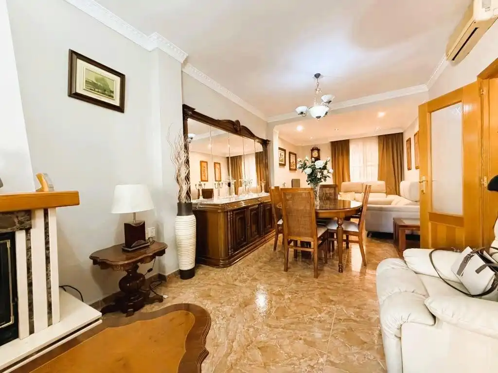 Dining room of Detached homes for sale in Málaga  with Air Conditioner, Private garden and Terrace