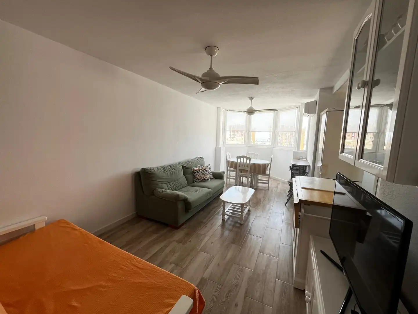 Bedroom of Flat for sale in La Manga del Mar Menor  with Air Conditioner, Private garden and Furnished