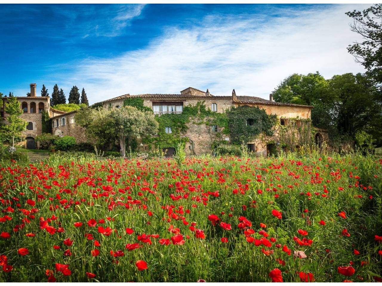 Jardí de Finca rústica en venda en Viladasens amb Aire condicionat, Calefacció i Jardí privat