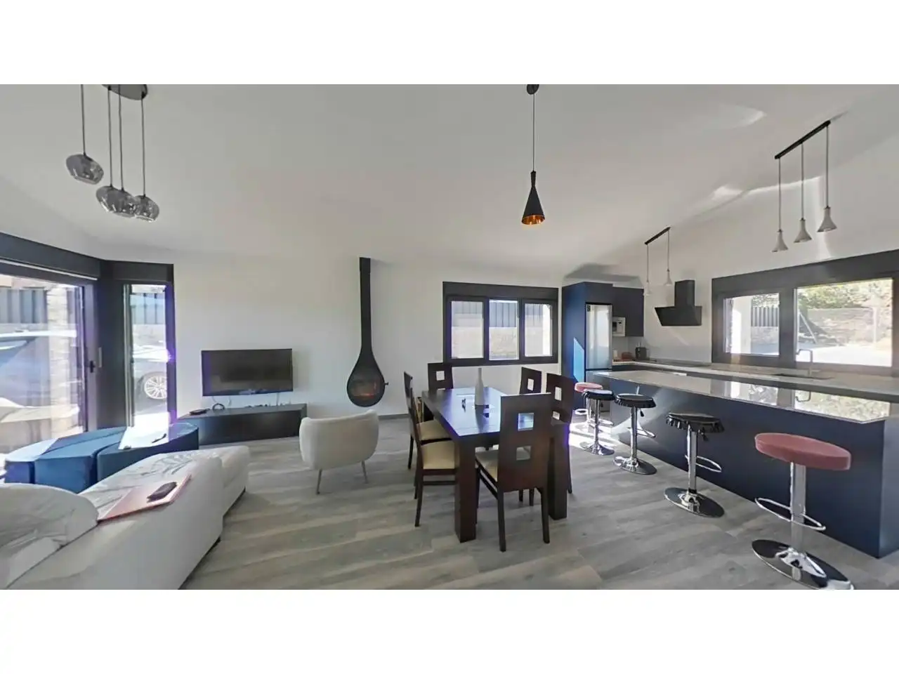 Sala de estar de Casa o chalet en venta en Puentes Viejas con Calefacción, Jardín privado y Terraza