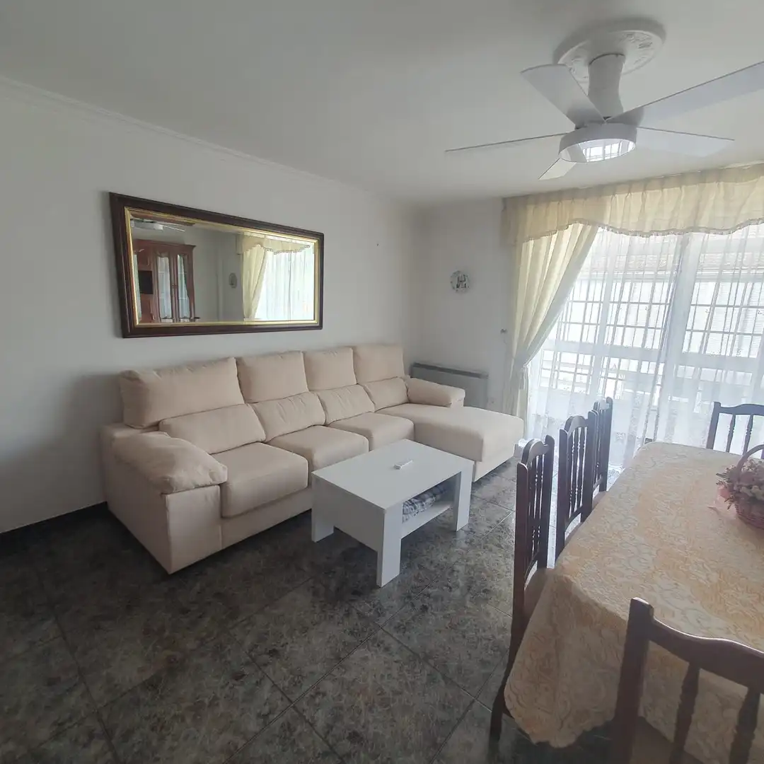 Living room of Flat for sale in Monforte de Lemos  with Heating, Parquet flooring and Terrace