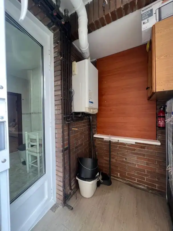 Balcony of Flat for rent in Gijón   with Heating and Terrace