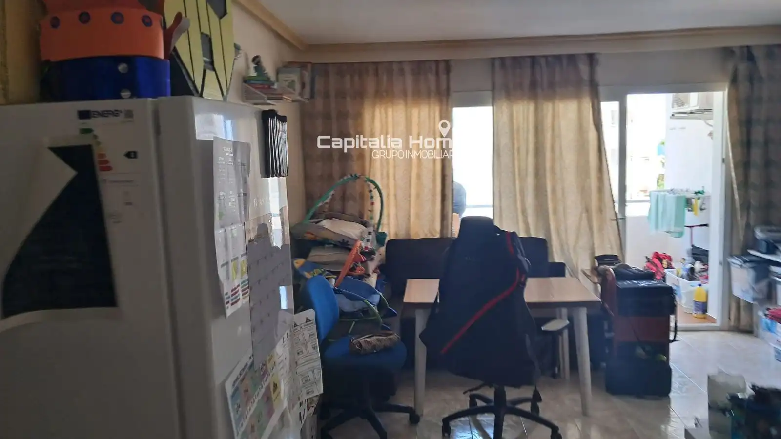 Schlafzimmer von Wohnung zum Verkauf in Sant Josep de sa Talaia mit Klimaanlage, Heizung und Schwimmbad