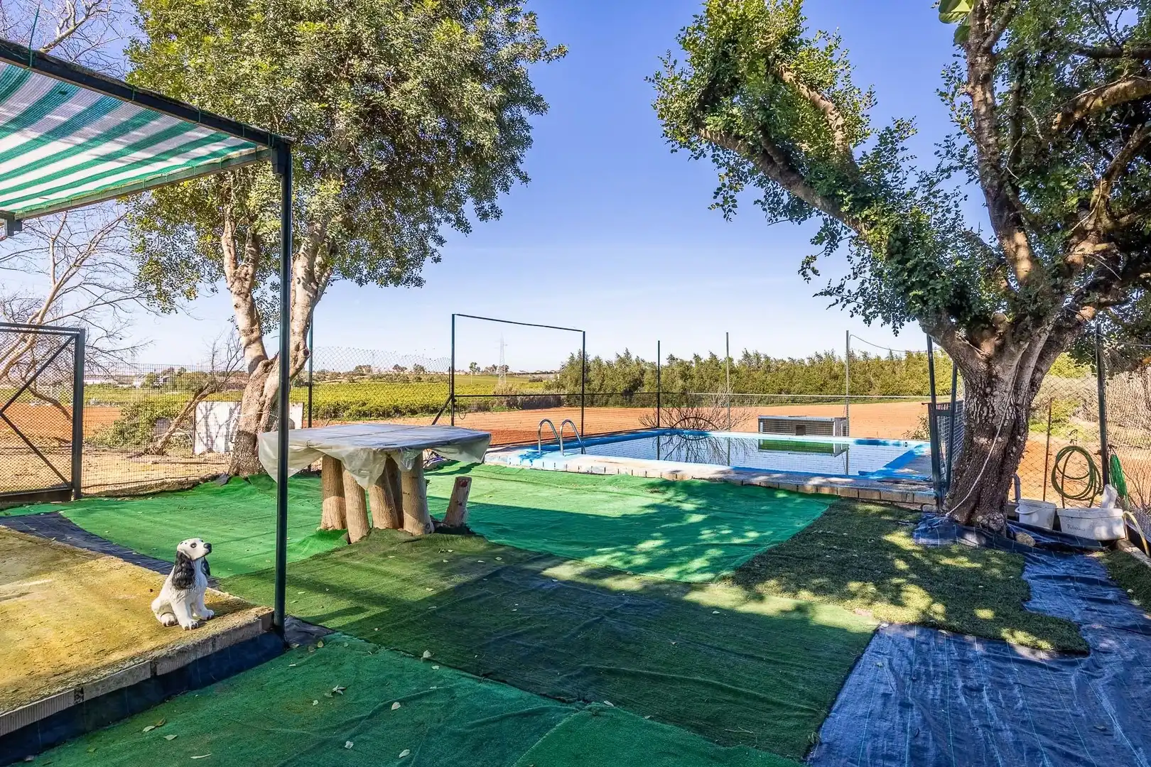 Piscina de Finca rústica en venda en Alcalá de Guadaira amb Aire condicionat i Piscina