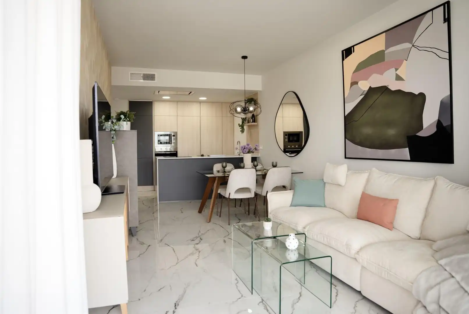 Sala d'estar de Casa o xalet en venda en Rojales amb Aire condicionat, Jardí privat i Terrassa