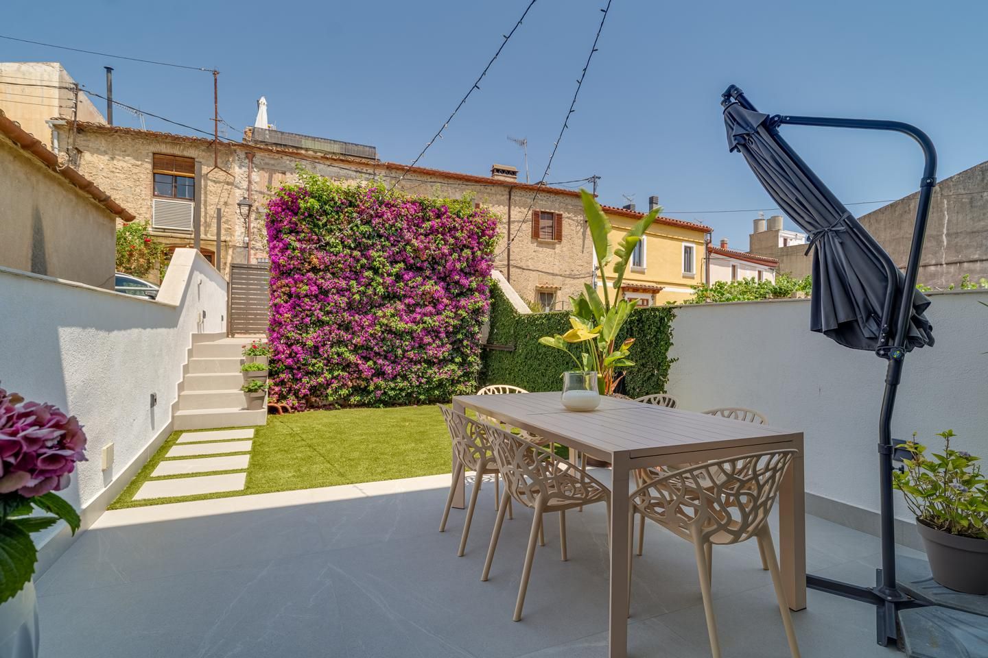 Terrace of House or chalet for sale in Teià  with Air Conditioner, Private garden and Parquet flooring