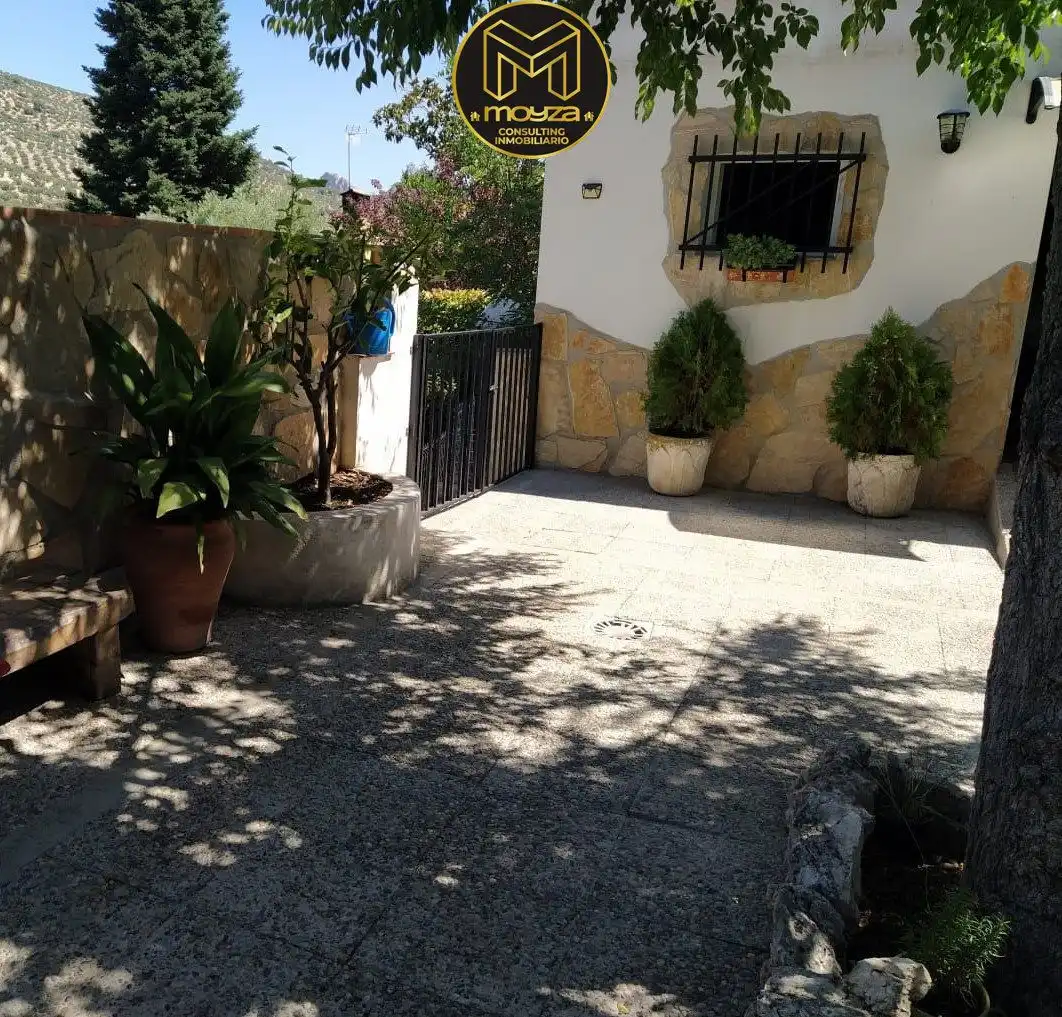 Terrasse von Haus oder Chalet zur Miete in Los Villares mit Klimaanlage, Heizung und Abstellraum