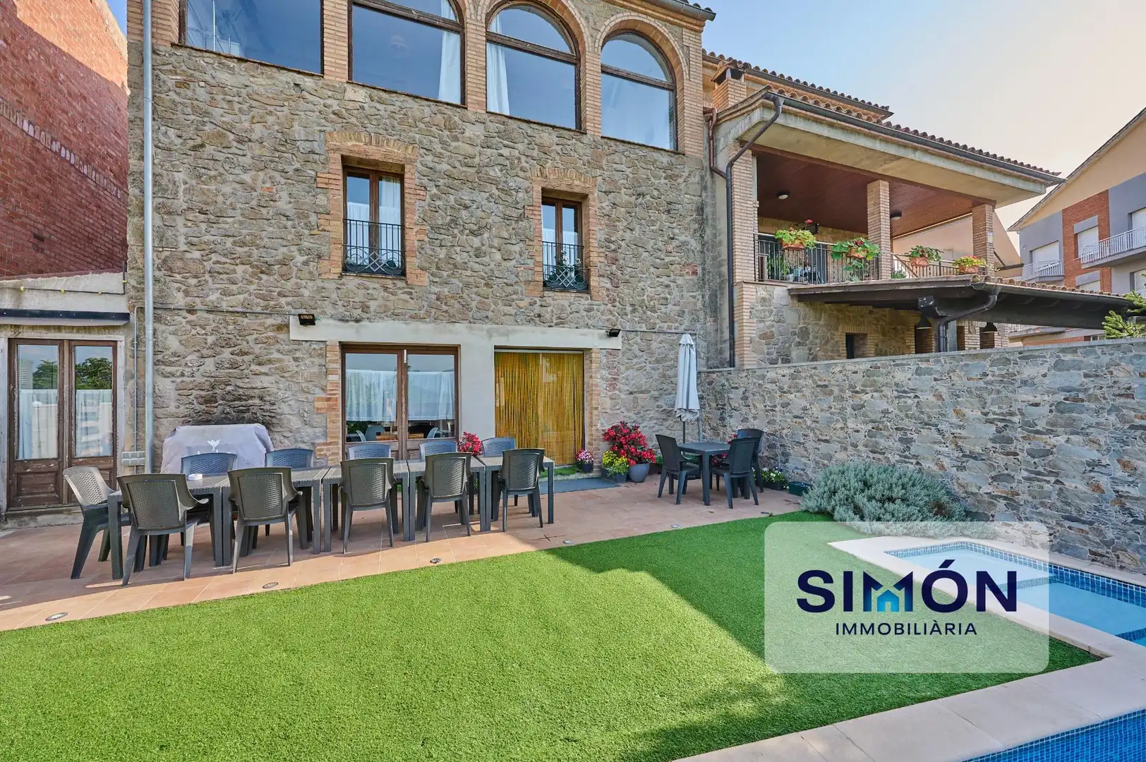 Terraza de Finca rústica en venta en Casserres con Aire acondicionado, Calefacción y Terraza