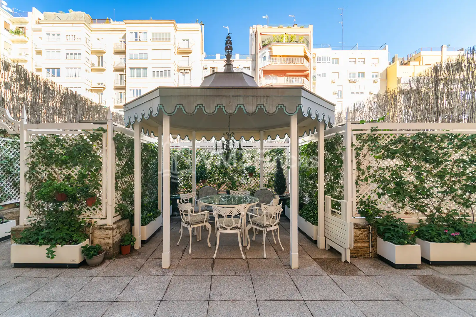 Terrasse von Wohnung zur Miete in Barcelona mit Klimaanlage, Heizung und Parkett
