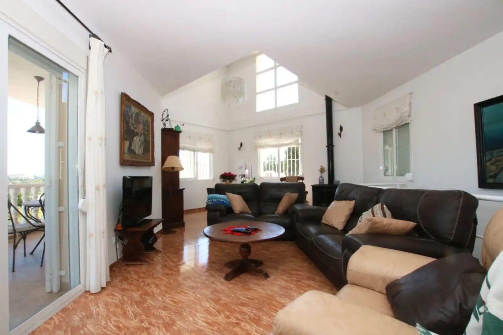 Living room of Houses for sale in L'Alfàs del Pi  with Air Conditioner, Heating and Private garden
